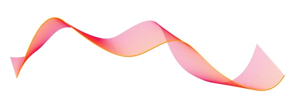 Vector Colored Wave Lines — Stock Vector