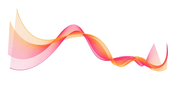 波浪的混合行向量 — 图库矢量图片