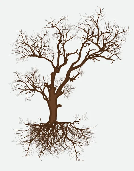Vettore astratto dell'albero morto — Vettoriale Stock