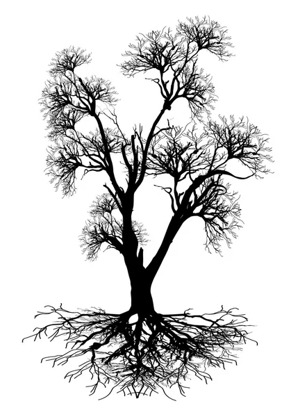 Diseño del árbol muerto — Archivo Imágenes Vectoriales