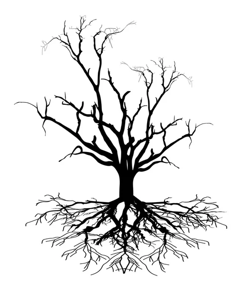 Forma de árbol muerto — Archivo Imágenes Vectoriales