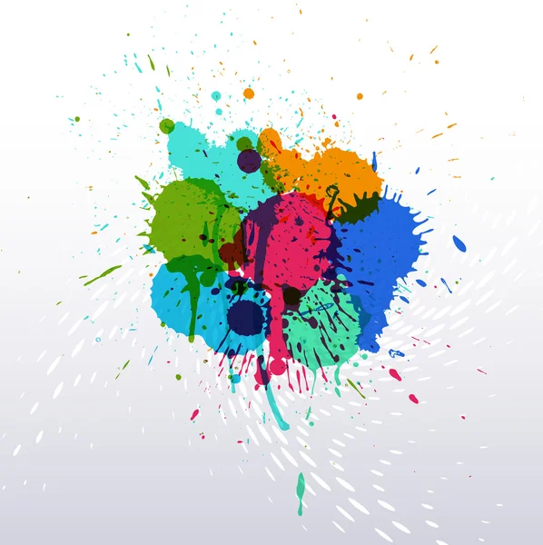 抽象的な色滴背景 — ストックベクタ