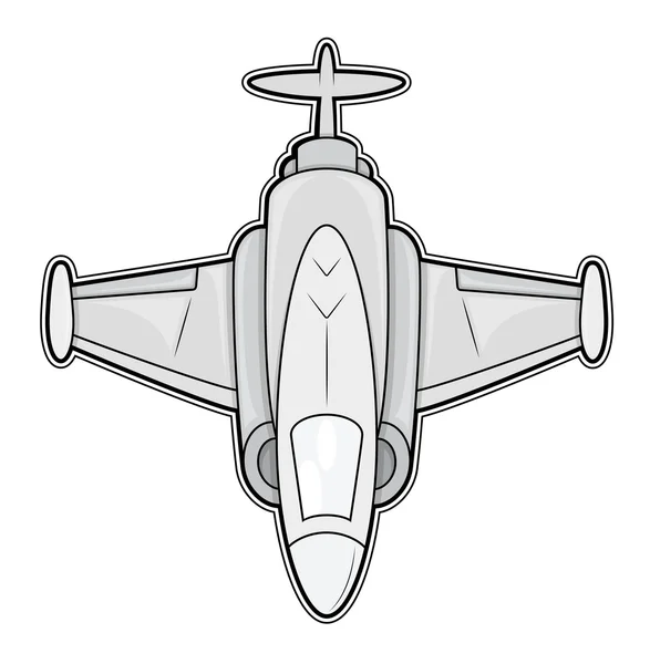 Avion de chasse rétro — Image vectorielle