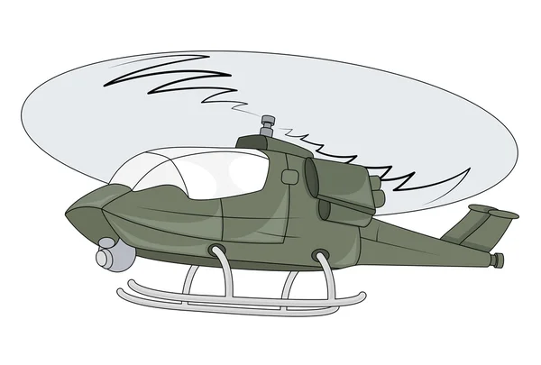 Helicóptero — Vector de stock