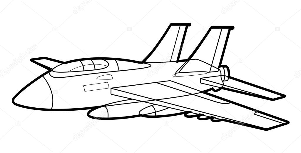 Fighter airplane, KF-16, looks like child's drawing - Airplane Plane  Fighter Plane - Posters and Art Prints | TeePublic