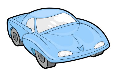 Antik Modern spor araba