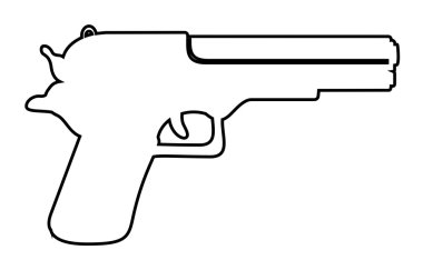 Silah vektör şekli