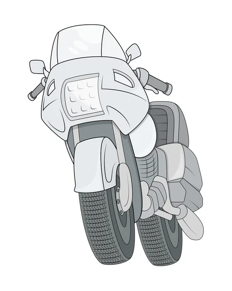 Motosiklet vektör — Stok Vektör