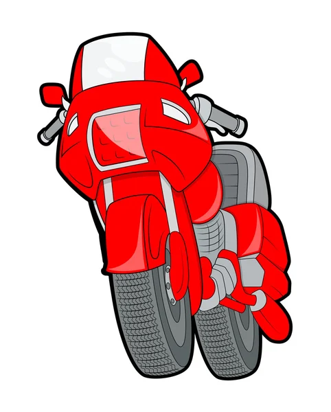 Κόκκινο μοτοσικλέτα — Διανυσματικό Αρχείο
