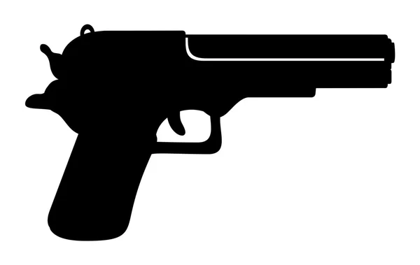 Forma de pistola — Vector de stock