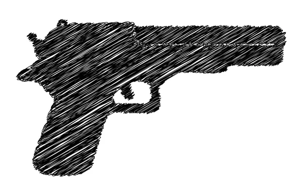 Pistolet à gribouiller — Image vectorielle