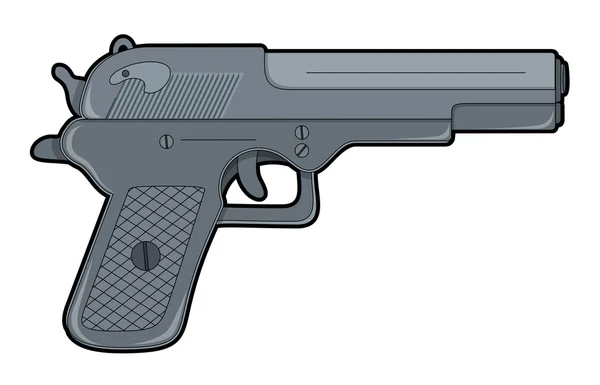 Conception de pistolet rétro — Image vectorielle