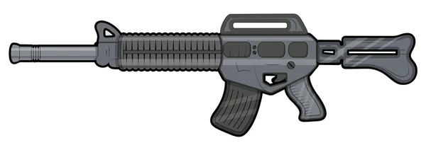 Pistolet machine abstrait — Image vectorielle