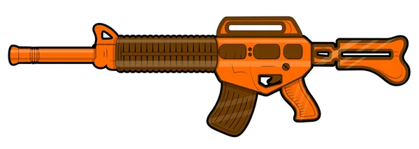 Retro makineli tüfek vektör tasarımı — Stok Vektör