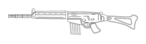 Lujo pistola dibujo — Archivo Imágenes Vectoriales