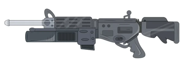 Künstlerisches Shooting Pistole Vektor Design — Stockvektor