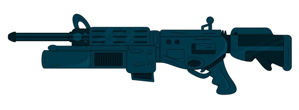 Diseño de pistola de tiro artístico — Vector de stock