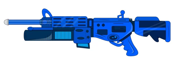 Konstnärliga skytte pistol designelement — Stock vektor