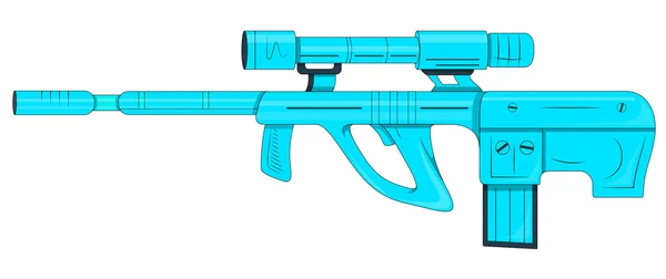 ビンテージ古代撃っている銃 — ストックベクタ