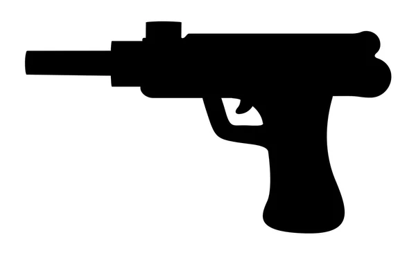 Gun Silhouette — Stock Vector