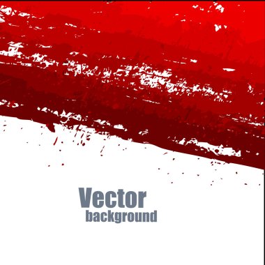 Soyut Grunge doku kırmızı Splash afiş
