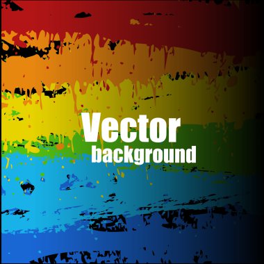 Dekoratif renkli çizgili sıçramalarına vektör