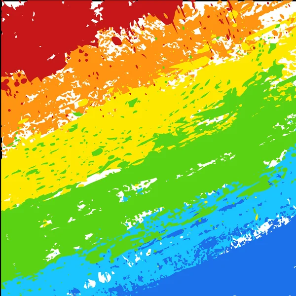 Rainbow abstrakt Design Grunge konsistens — Stock vektor