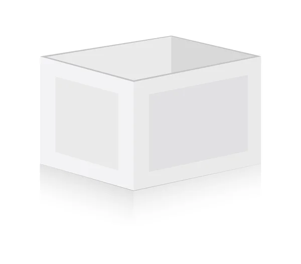 Vector de caja abierta — Vector de stock