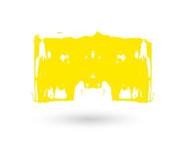 Sarı Grunge soyut afiş