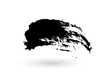 Siyah şekil Grungy afiş