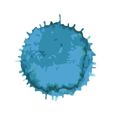 Kuru boya damla vektör