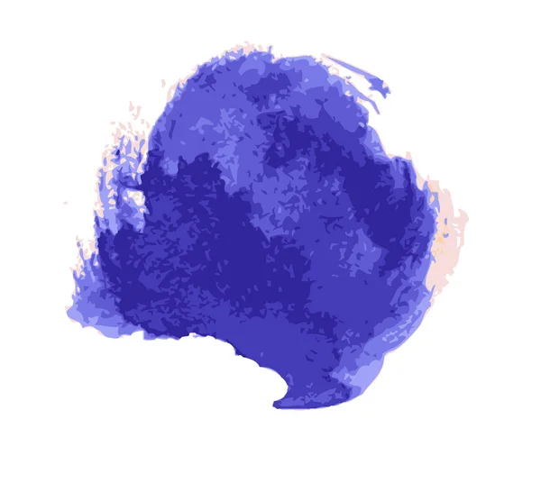 Modré Grunge suché barvy nápis — Stockový vektor