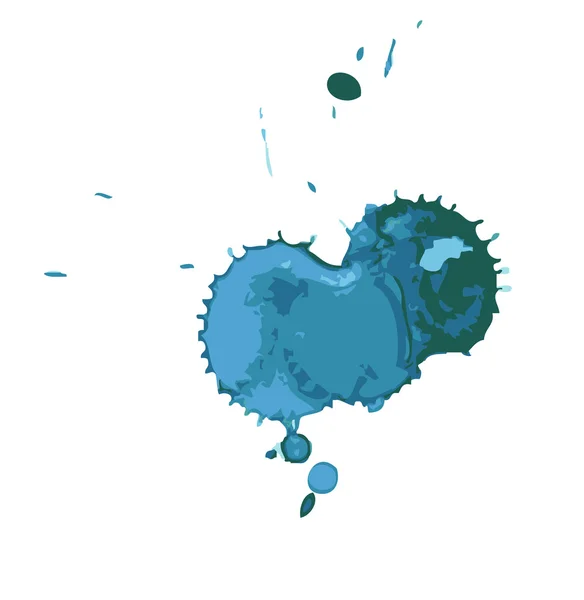 Grunge tache vecteur Drops — Image vectorielle