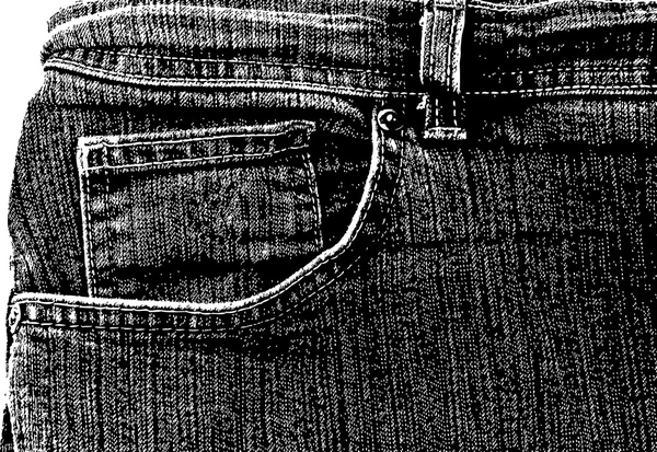 Retro Grunge Jeans konsistens — Stock vektor