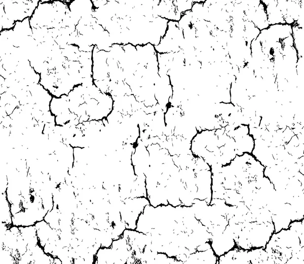 Grunge incrinato terra texture superficiale — Vettoriale Stock