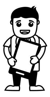 Sağlık İpuçları - doktor - ofis çizgi film karakterleri abone