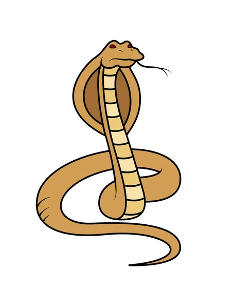Cartoon Snake — Stock Vector