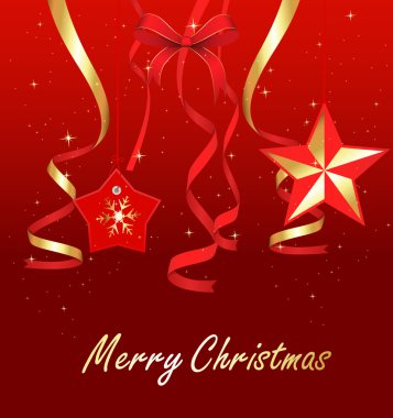 Noel çiçek arka plan yıldız