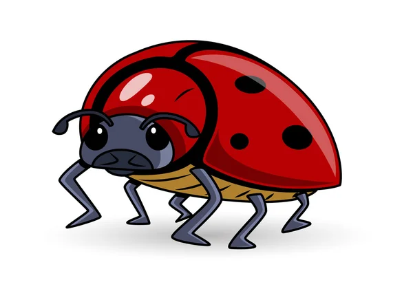 Dibujos animados Lady Bug Vector — Archivo Imágenes Vectoriales