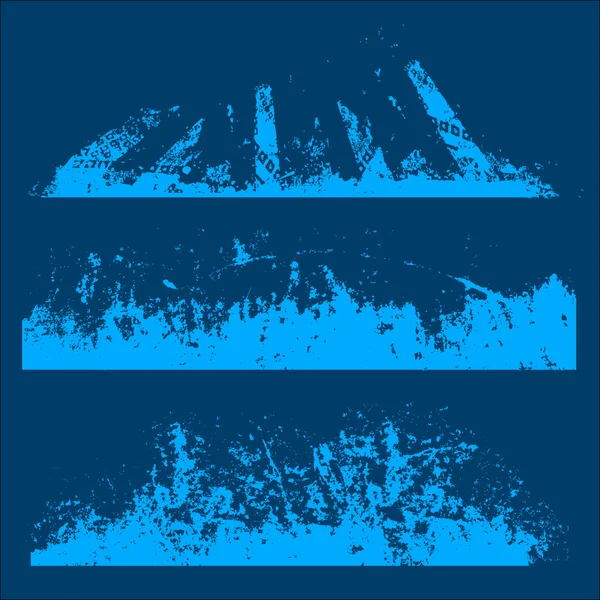 大まかな古いグランジ テクスチャ バナー背景 — ストックベクタ