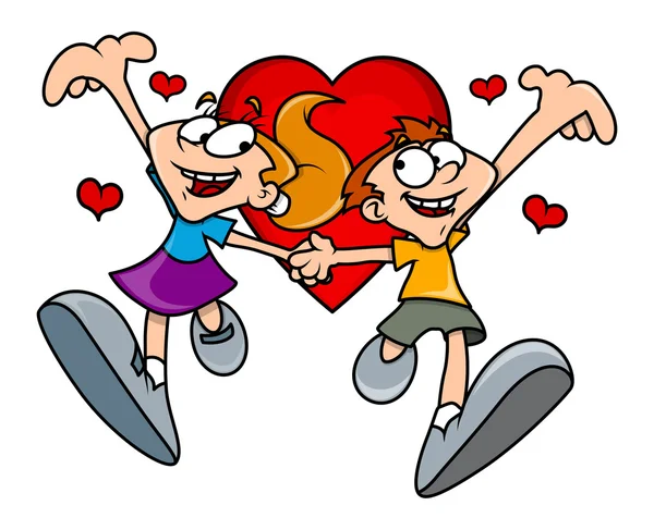 Happy couple cartoon Vector Art Stock Images | Depositphotos Happy couple cartoon Vector Art Stock Images | Depositphotos