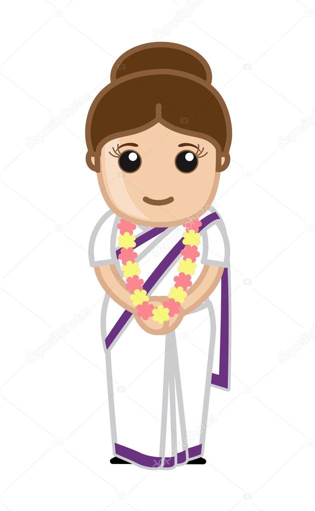 Cute Indian lady Political Character Stock Vector Image by ©baavli #69922093 Cute Indian lady Political Character Stock Vector Image by ©baavli #69922093