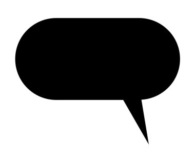 Sohbet kabarcık vektör