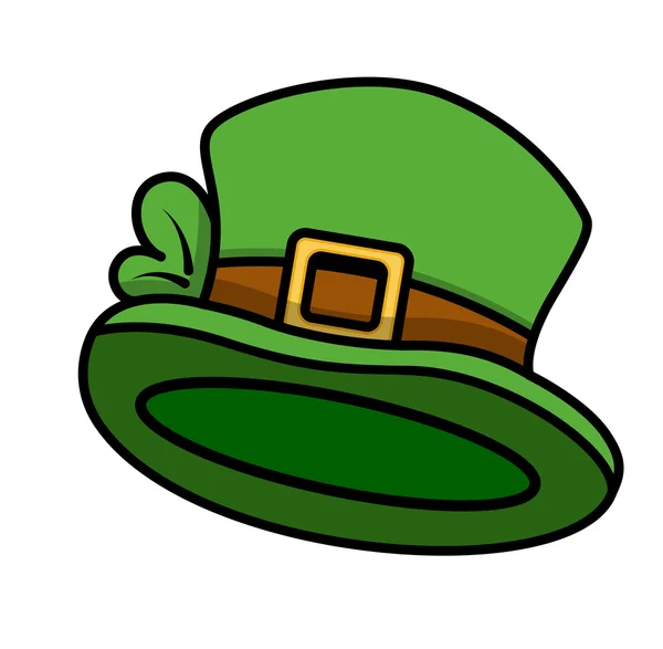 Cappello da fumetto Leprechaun — Vettoriale Stock