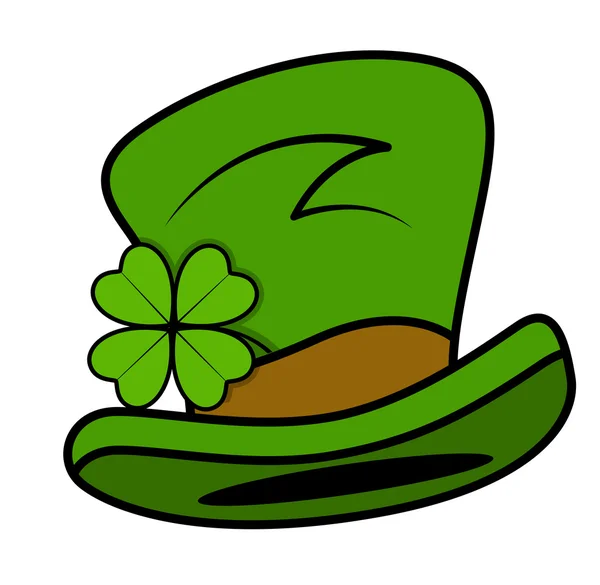 Cartoon Leprechaun chapeau vecteur — Image vectorielle