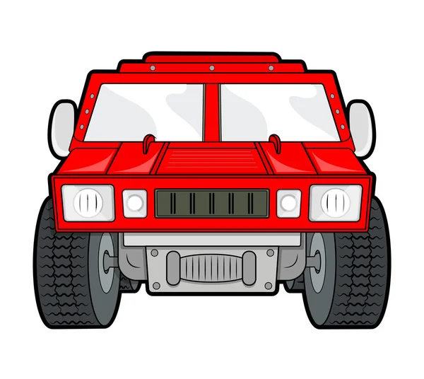 Retro Cartoon Truck — Stockvektor