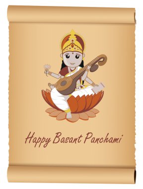 Happy Basant Panchami Banner