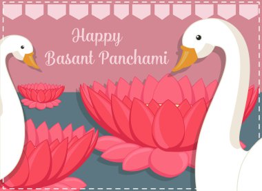 Happy Basant Panchami - Greeting Template
