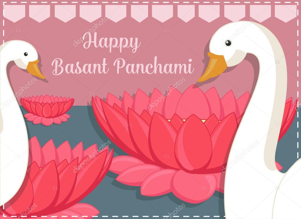 Happy Basant Panchami - Greeting Template