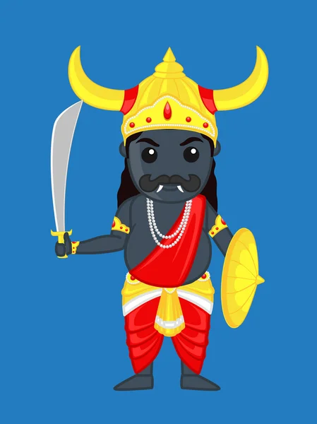 Cartoon Ravan - Sri Lankas gud – stockvektor